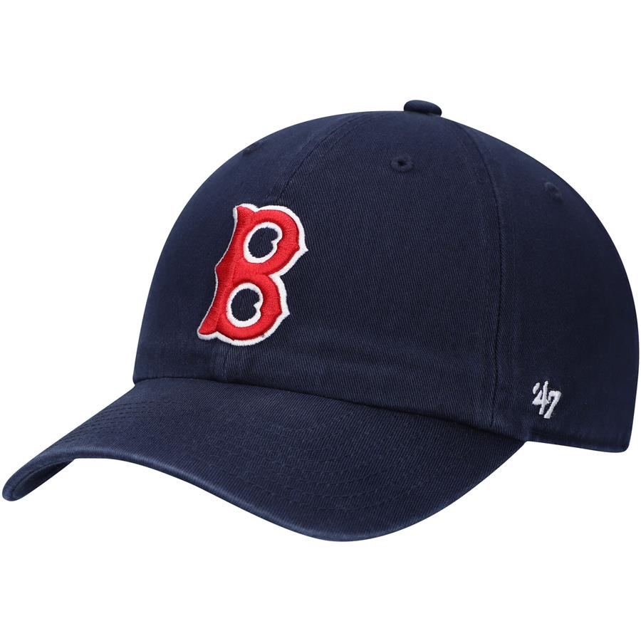 Boston Red Sox '47 1946 Logo Cooperstown Collection Clean Up Adjustable Hat - Navy
