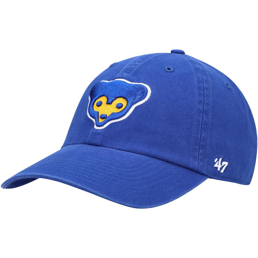 Chicago Cubs '47 Logo Cooperstown Collection Clean Up Adjustable Hat - Royal