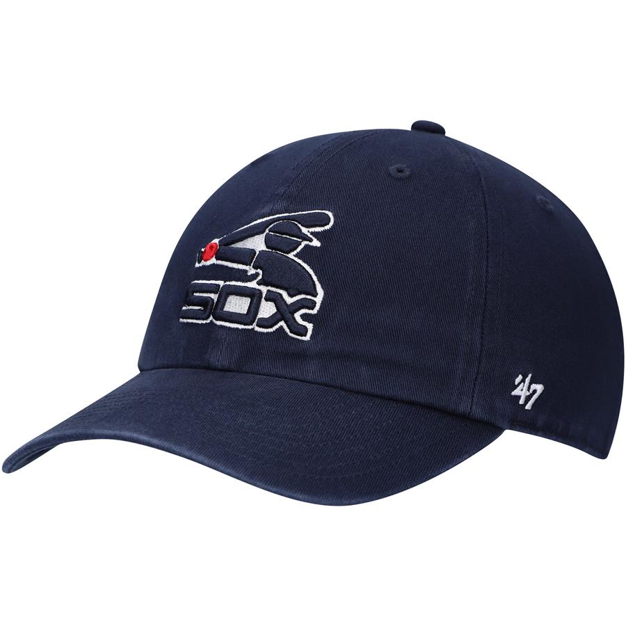 Chicago White Sox '47 1983 Logo Cooperstown Collection Clean Up Adjustable Hat - Navy