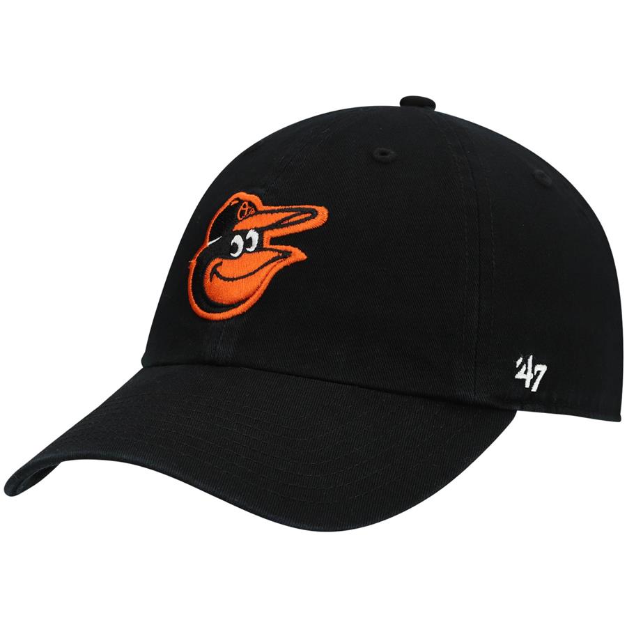 Baltimore Orioles '47 Heritage Clean Up Adjustable Hat - Black