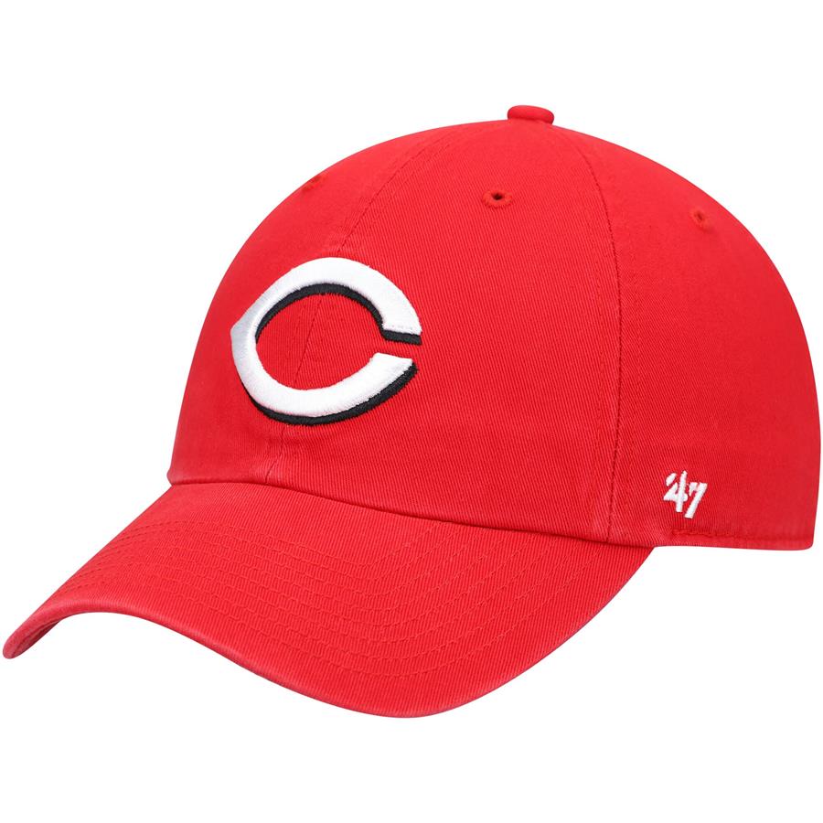 Cincinnati Reds '47 Heritage Clean Up Adjustable Hat - Red