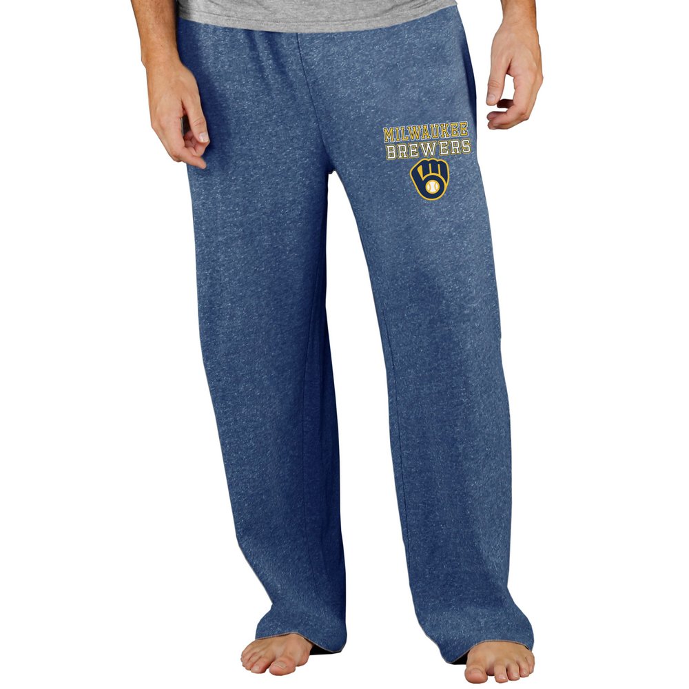 Milwaukee Brewers Concepts Sport Team Mainstream Terry Pants - Navy