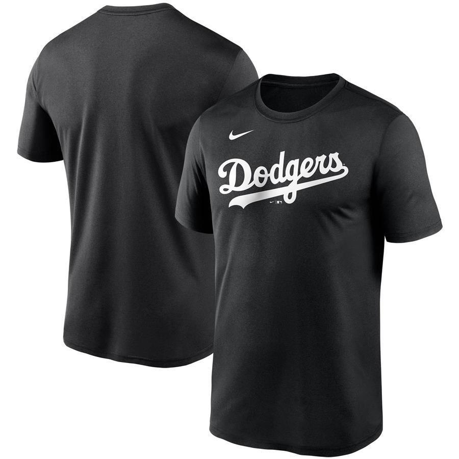 Los Angeles Dodgers Nike Wordmark Legend T-Shirt - Black