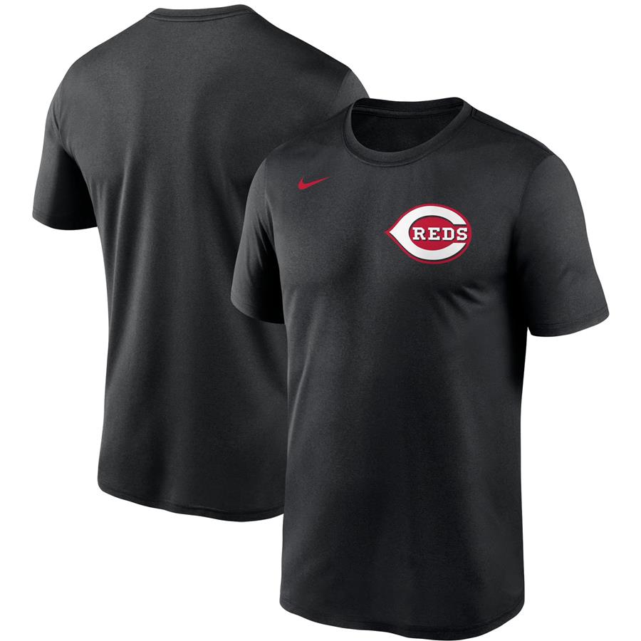 Cincinnati Reds Nike Wordmark Legend T-Shirt - Black