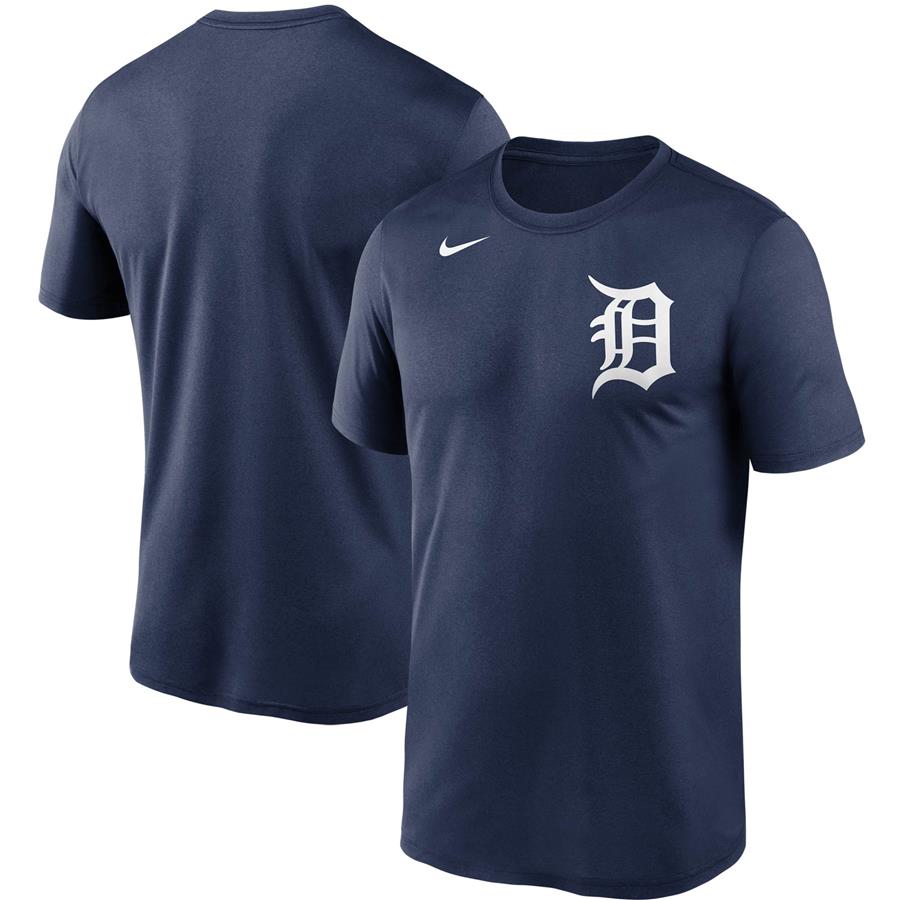 Detroit Tigers Nike Wordmark Legend T-Shirt - Navy