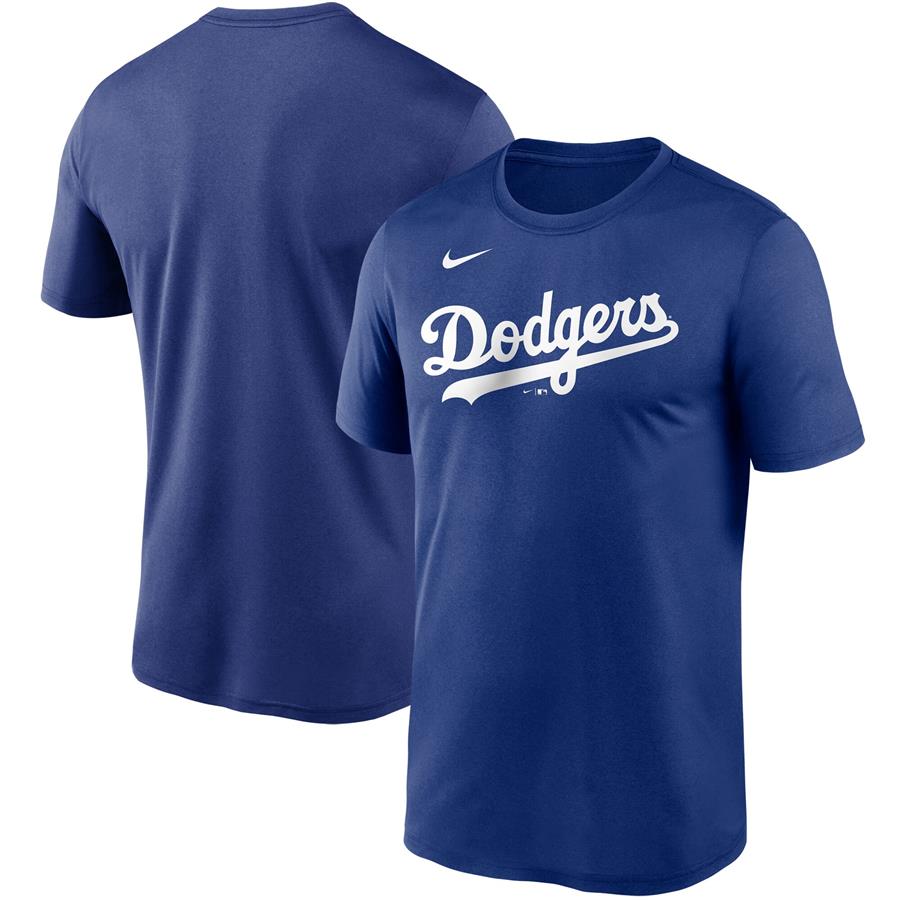 Los Angeles Dodgers Nike Wordmark Legend T-Shirt - Royal