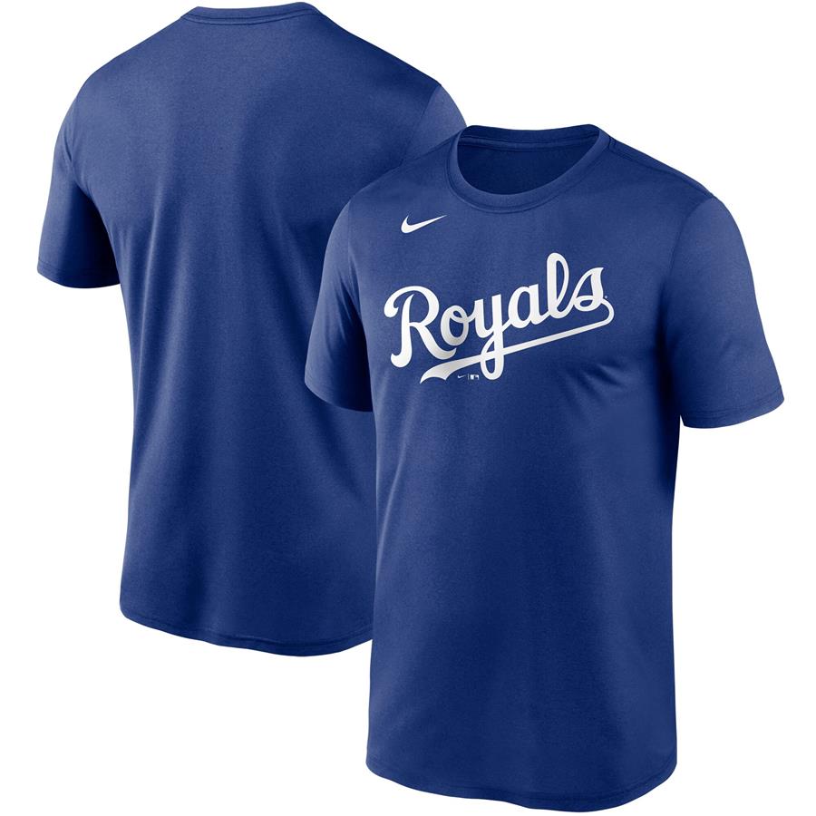 Kansas City Royals Nike Wordmark Legend T-Shirt - Royal