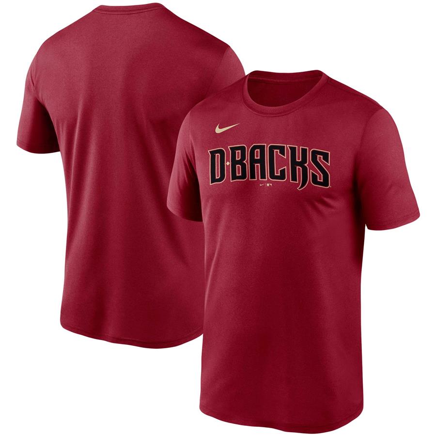 Arizona Diamondbacks Nike Wordmark Legend T-Shirt - Red