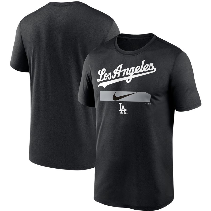 Los Angeles Dodgers Nike City Legend Practice Performance T-Shirt - Black