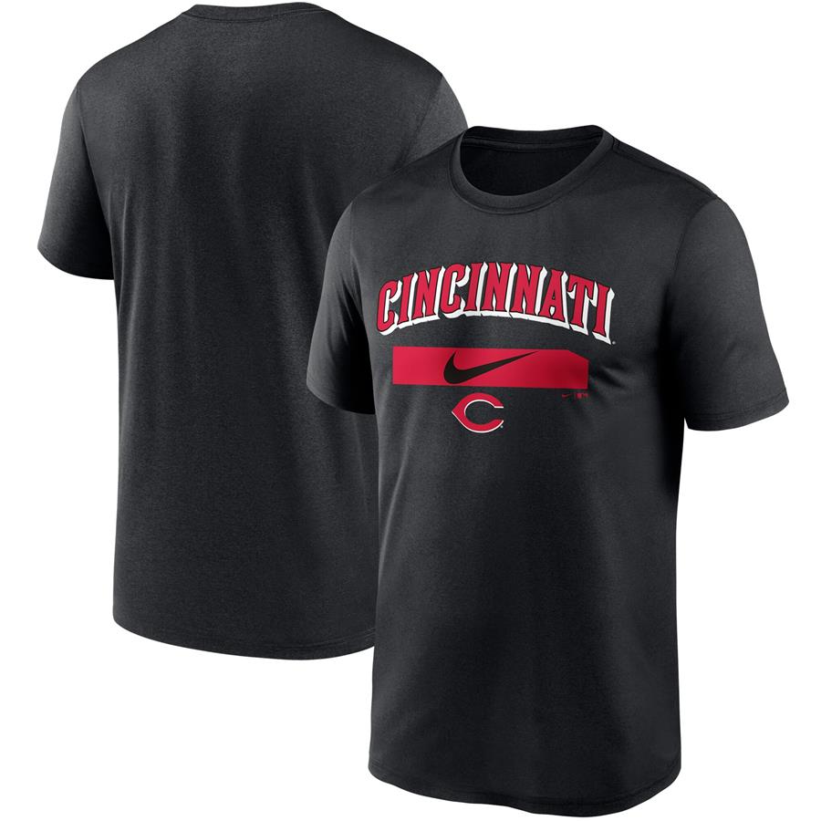 Cincinnati Reds Nike City Legend Practice Performance T-Shirt - Black