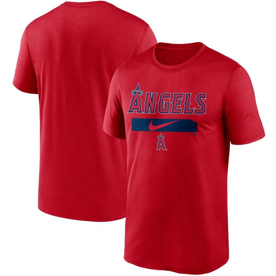 Los Angeles Angels Nike City Legend Practice Performance T-Shirt - Red