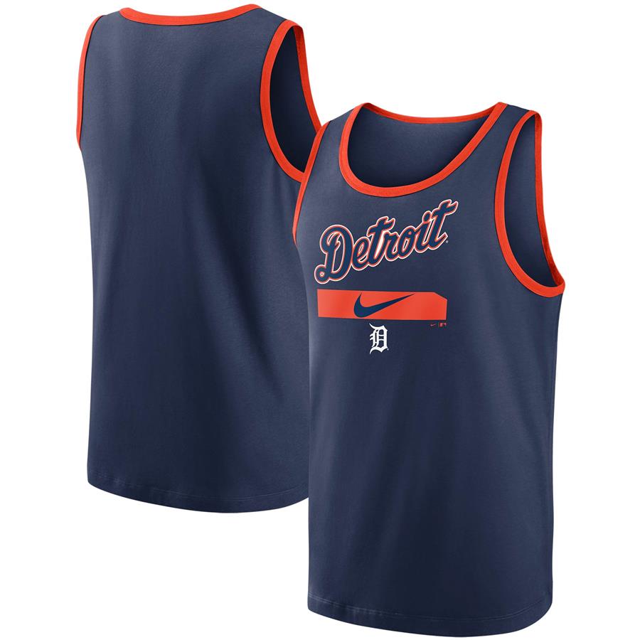 Detroit Tigers Nike City Swoosh Classic Tank Top - Navy