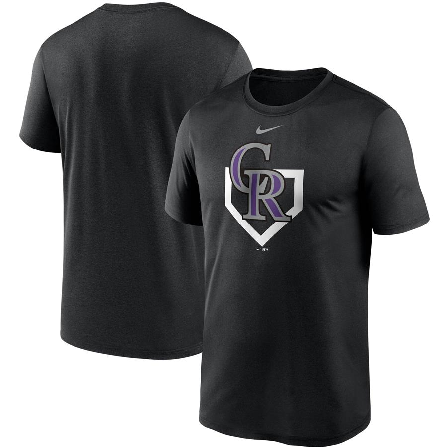 Colorado Rockies Nike Icon Legend Performance T-Shirt - Black