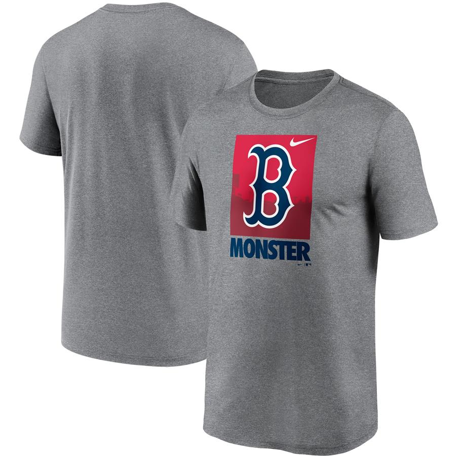 Boston Red Sox Nike Local Logo Legend T-Shirt - Heathered Gray