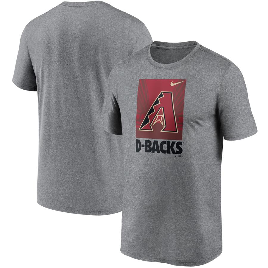 Arizona Diamondbacks Nike Local Logo Legend T-Shirt - Heathered Gray