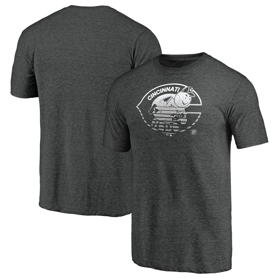 Cincinnati Reds Fanatics Branded Sport Resort T-Shirt - Heathered Gray