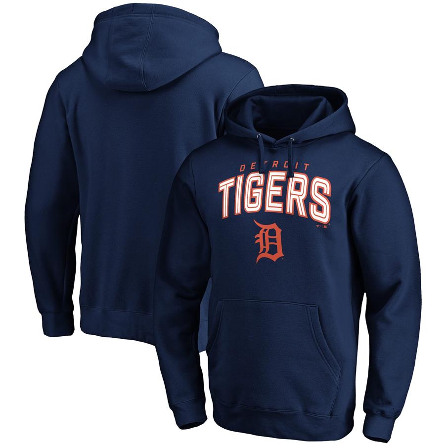 Detroit Tigers Fanatics Branded Line Up Master the Game Pullover Hoodie - Navy
