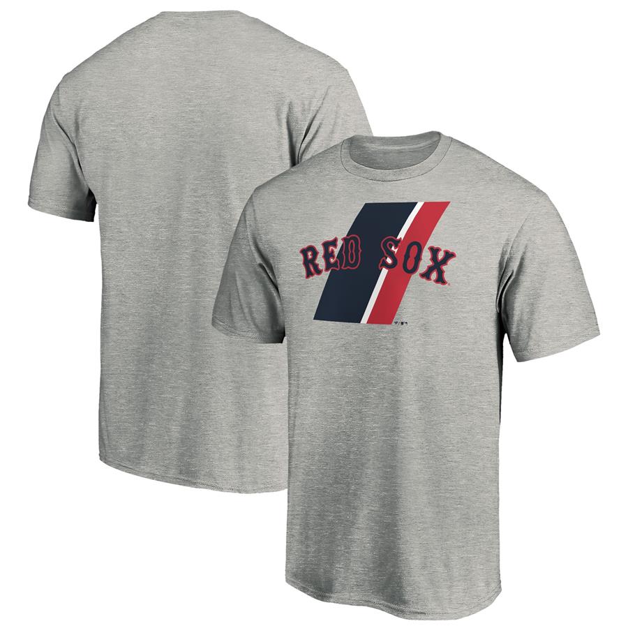 Boston Red Sox Fanatics Branded Prep Squad T-Shirt - Heathered Gray