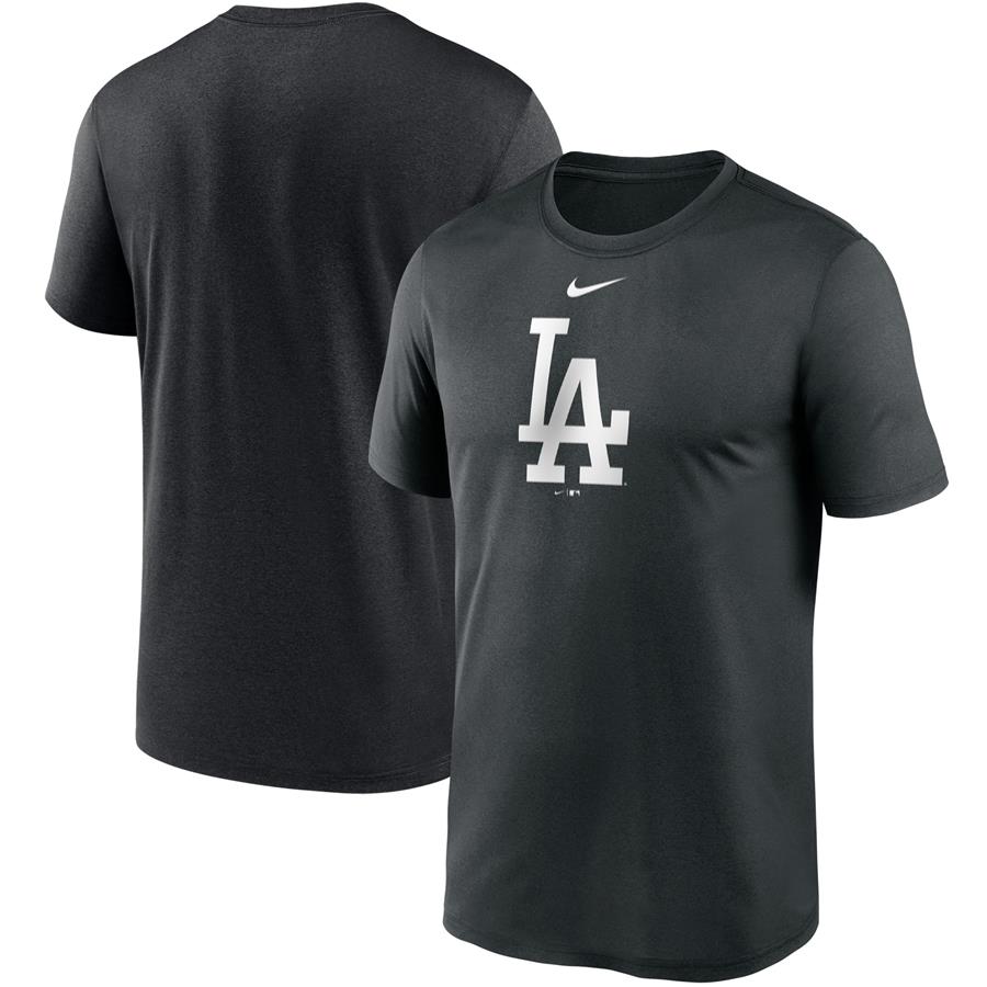 Los Angeles Dodgers Nike Large Logo Legend Performance T-Shirt - Black
