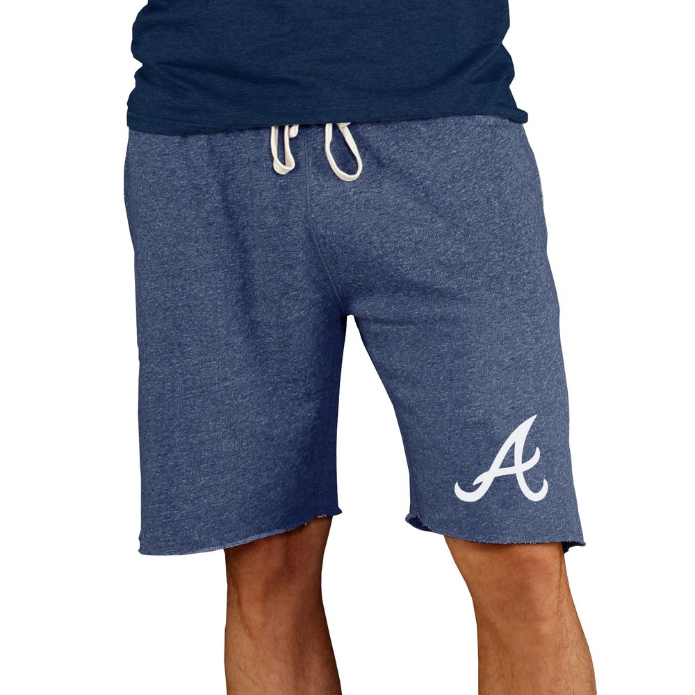 Atlanta Braves Concepts Sport Mainstream Terry Shorts - Navy