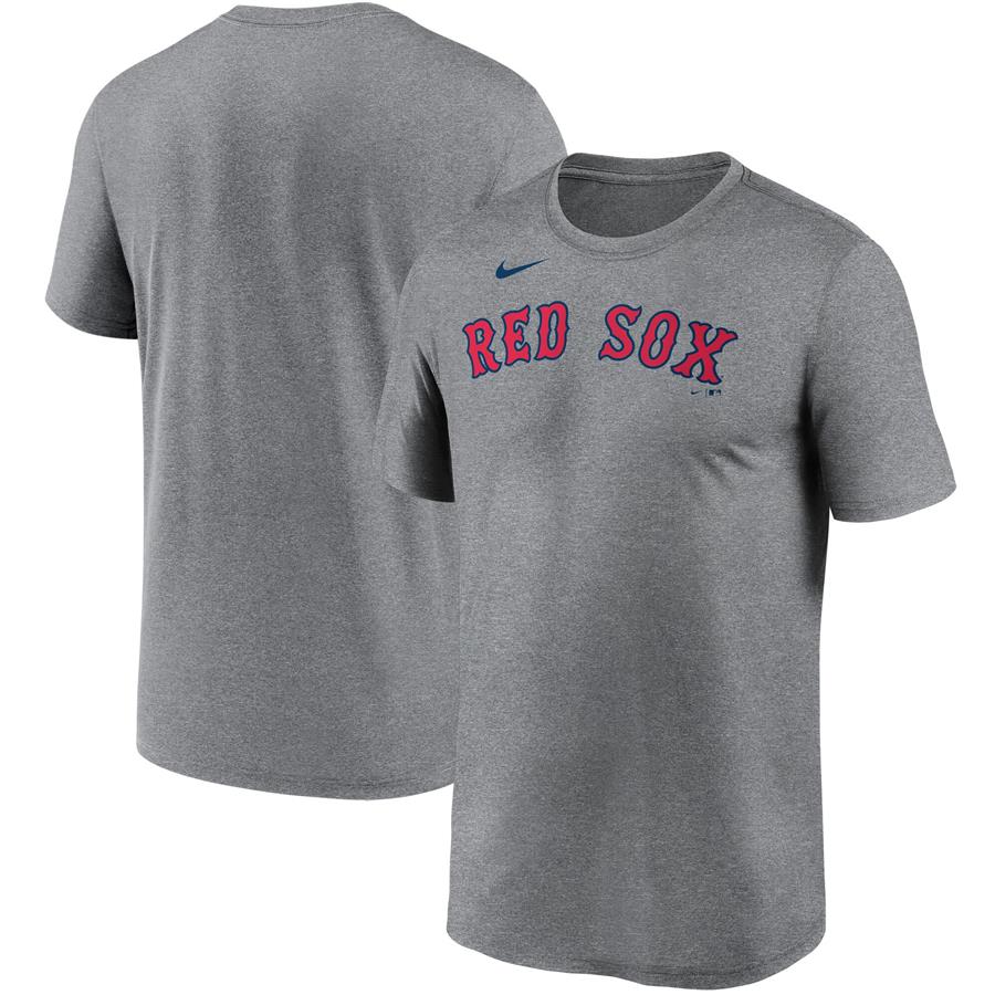 Boston Red Sox Nike Wordmark Legend T-Shirt - Gray