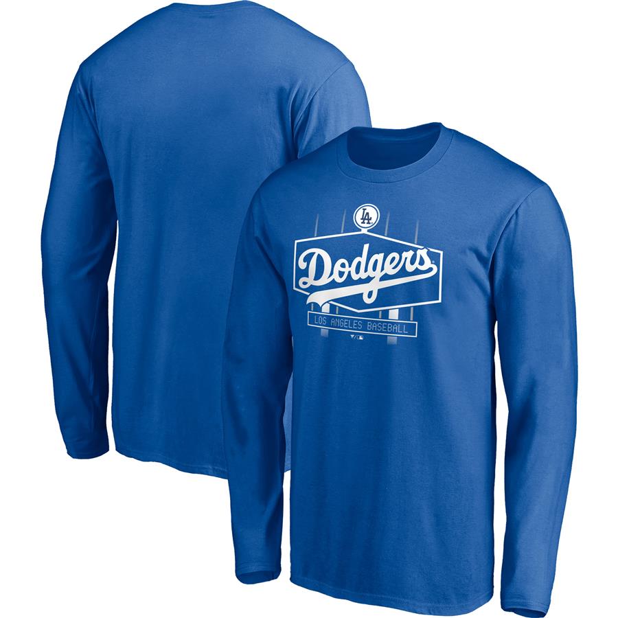 Los Angeles Dodgers Fanatics Branded Scoreboard Hometown Collection Long Sleeve T-Shirt - Royal