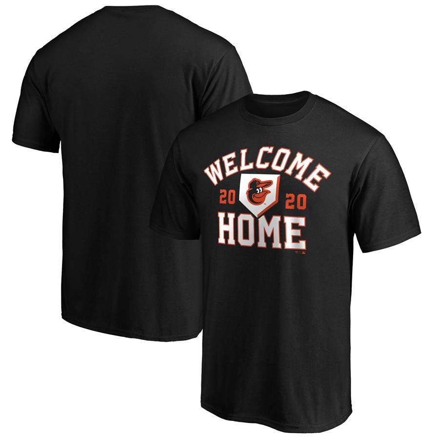 Baltimore Orioles Fanatics Branded Welcome Home T-Shirt - Black