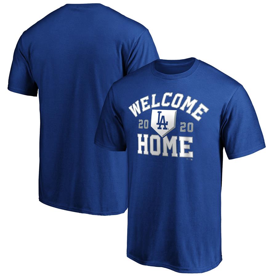 Los Angeles Dodgers Fanatics Branded Welcome Home T-Shirt - Royal