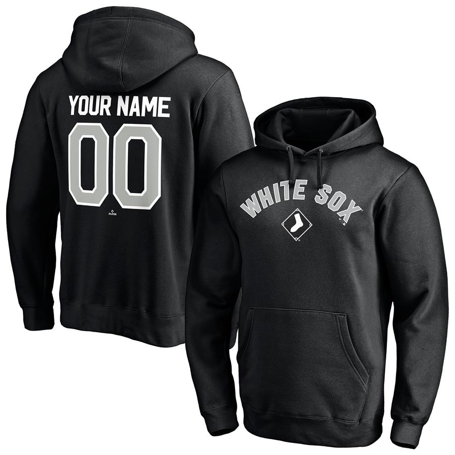 Худи Chicago White Sox Fanatics Branded Personalized Winning Streak Name & Number (чёрный)