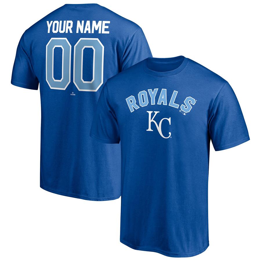 Kansas City Royals Fanatics Branded Personalized Team Winning Streak Name & Number T-Shirt - Royal