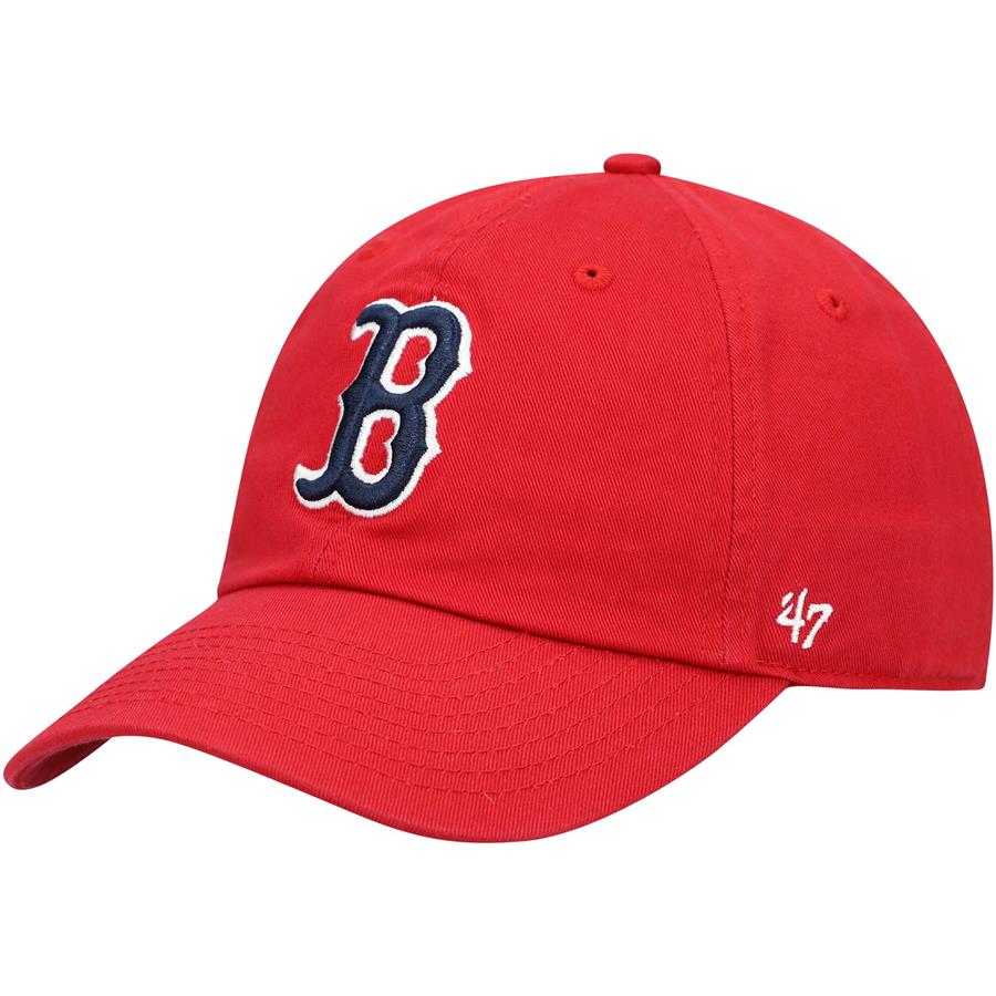 Boston Red Sox '47 Team Clean Up Adjustable Hat - Red