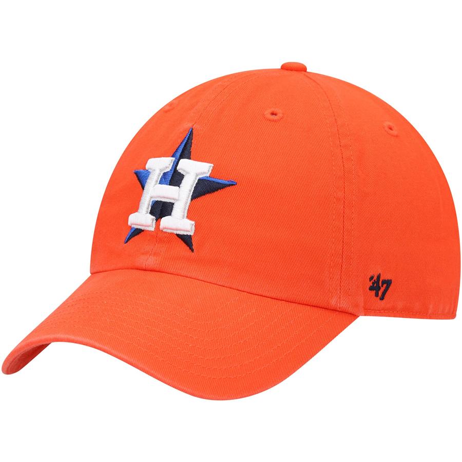 Houston Astros '47 Team Clean Up Adjustable Hat - Orange
