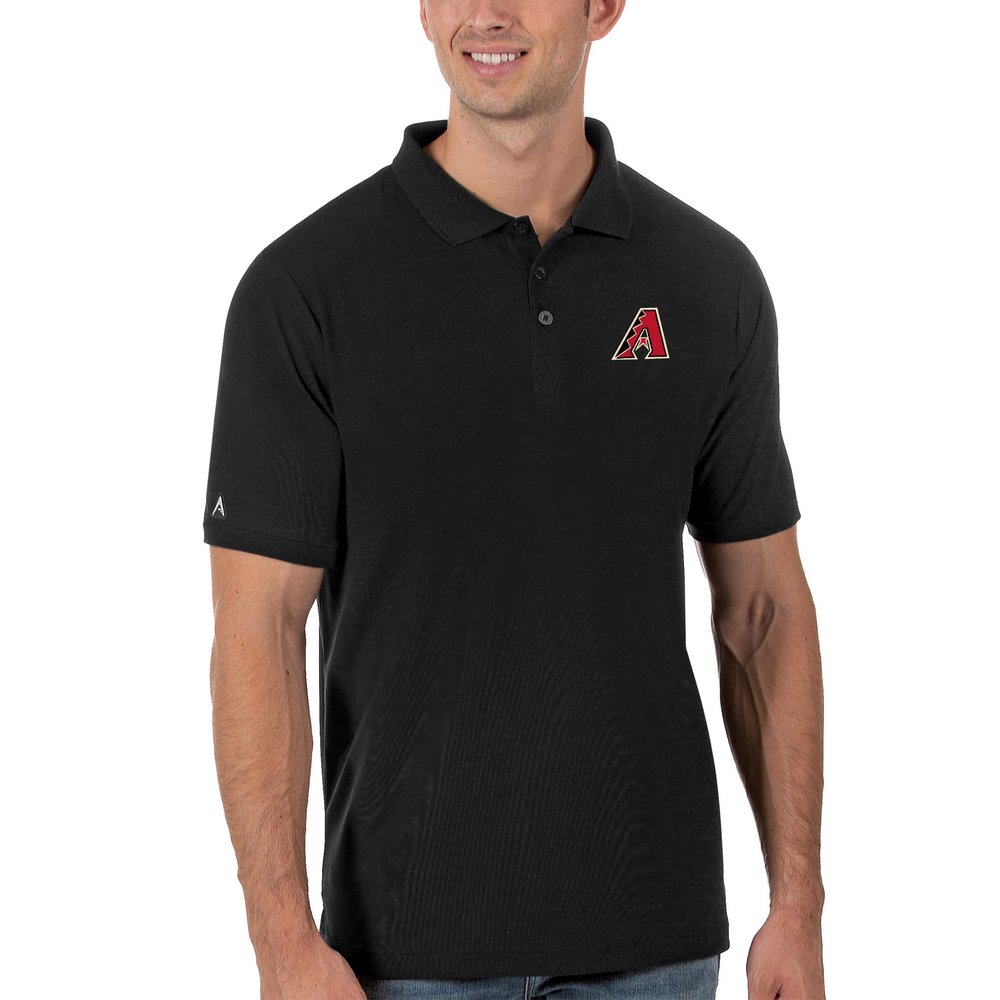 Arizona Diamondbacks Antigua Legacy Pique Polo - Black