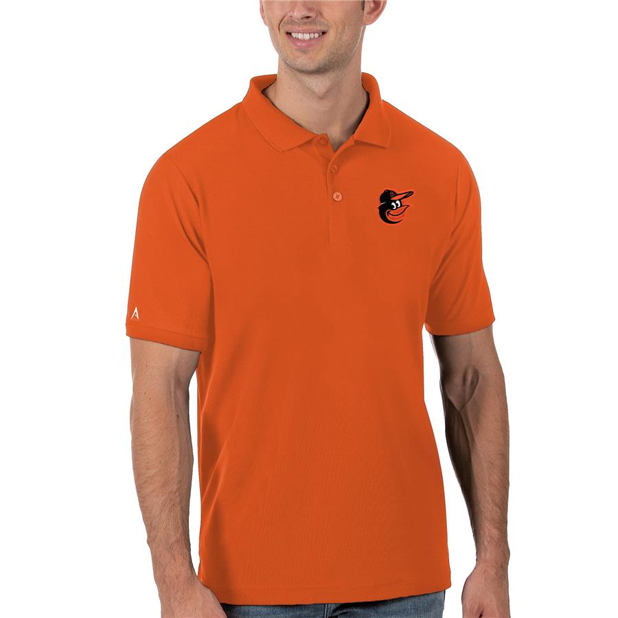 Baltimore Orioles Antigua Legacy Pique Polo - Orange