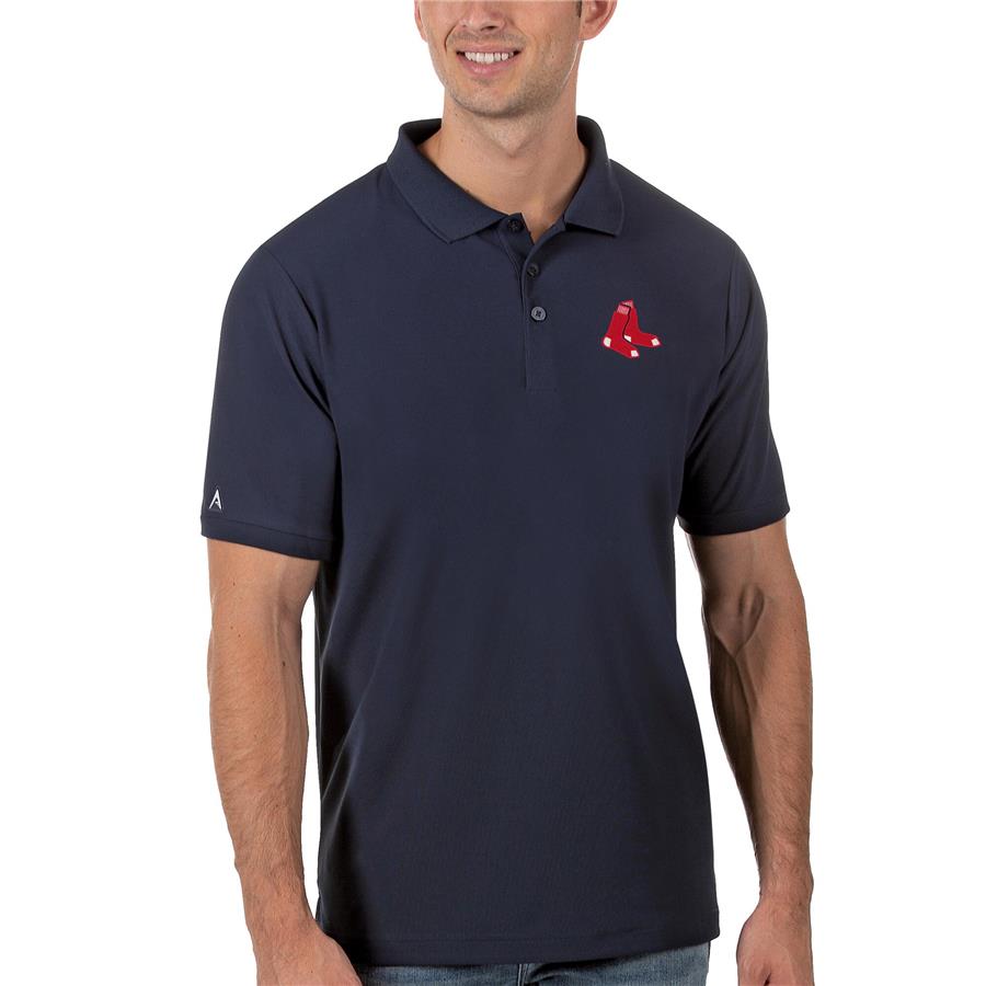 Boston Red Sox Antigua Legacy Pique Polo - Navy