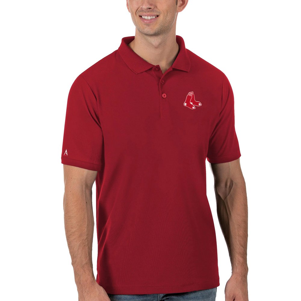 Boston Red Sox Antigua Legacy Pique Polo - Red