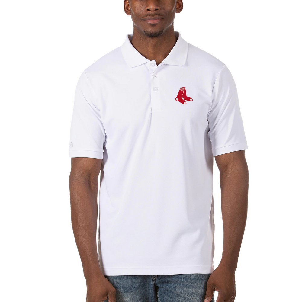 Boston Red Sox Antigua Legacy Pique Polo - White