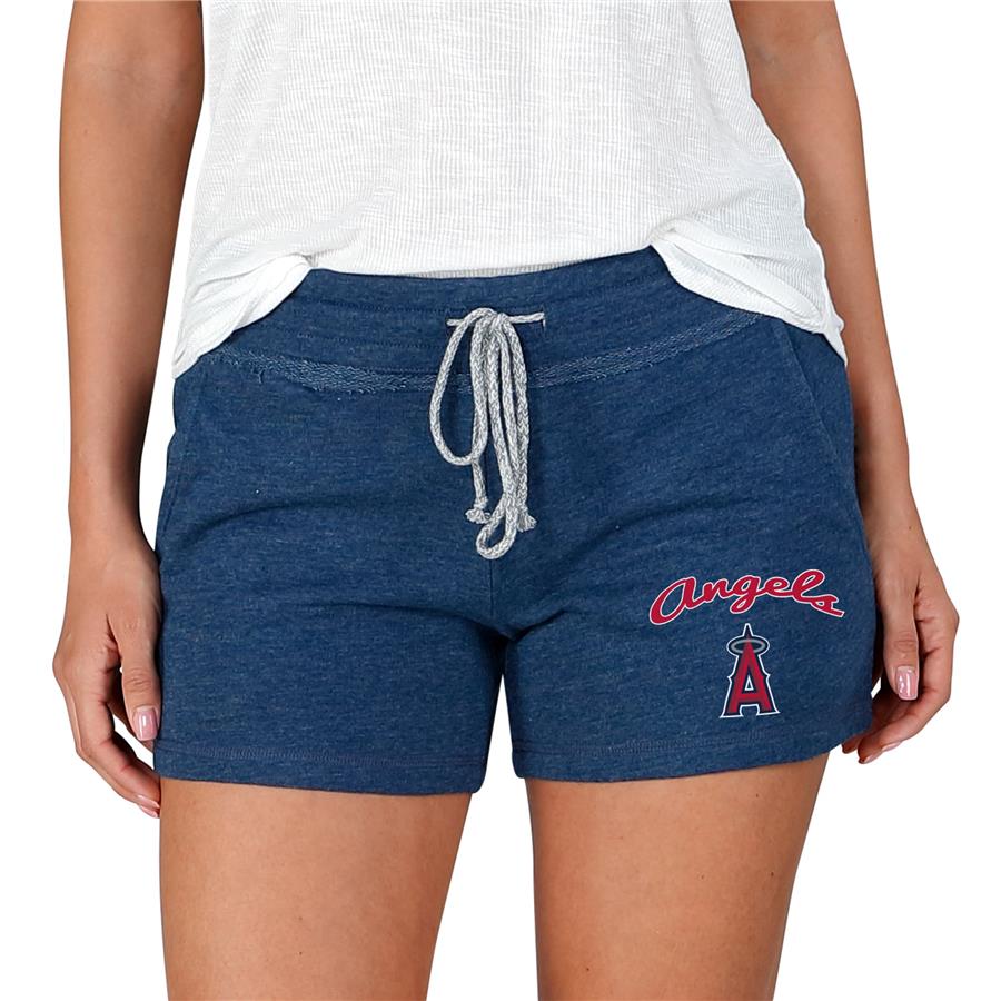 Женские шорты Los Angeles Angels Concepts Sport Mainstream Terry (тёмно-синий)