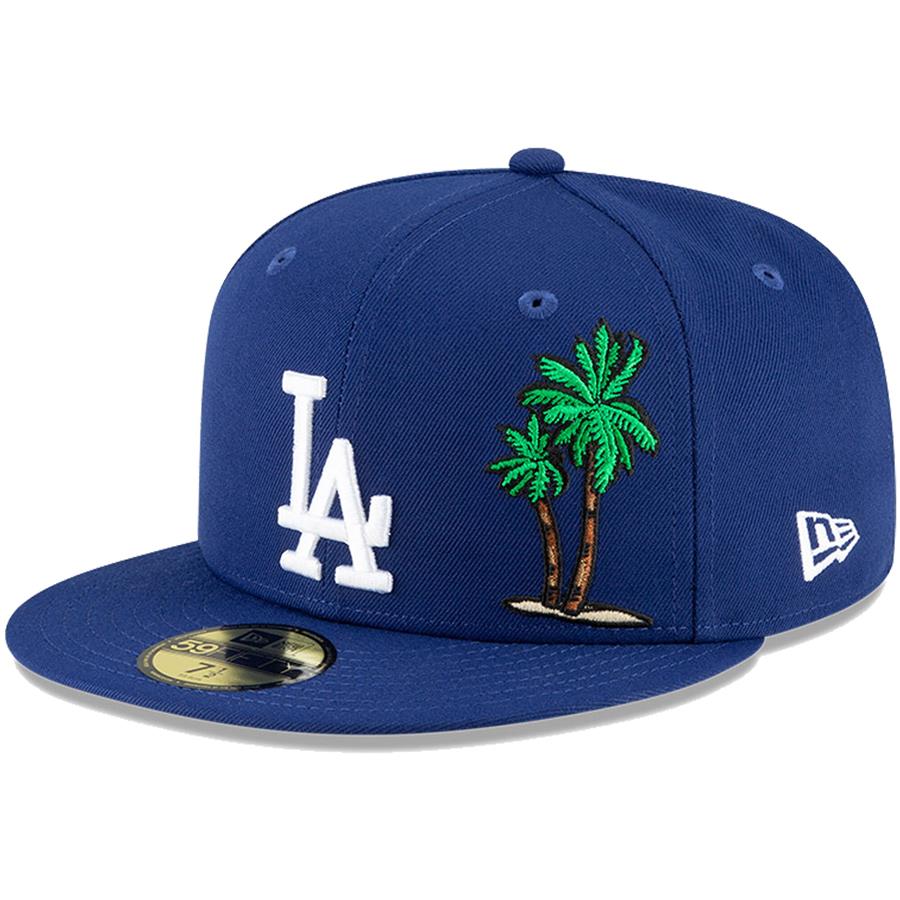 Los Angeles Dodgers New Era Local Icon 59FIFTY Fitted Hat - Royal
