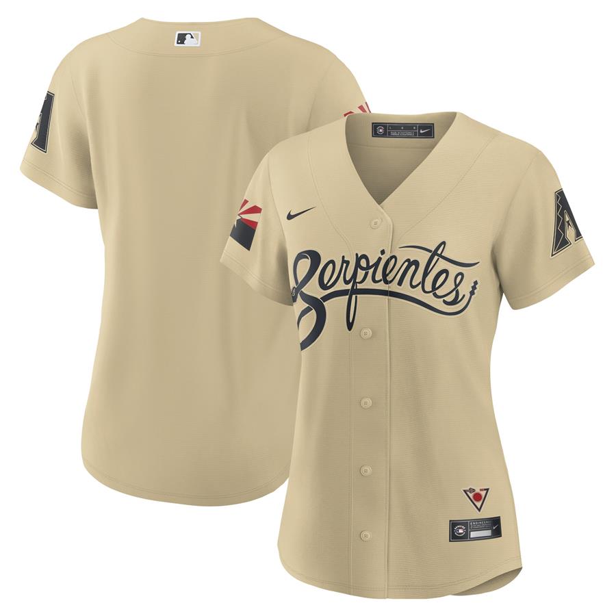 Arizona Diamondbacks Nike Women's 2021 City Connect Replica Jersey - Gold