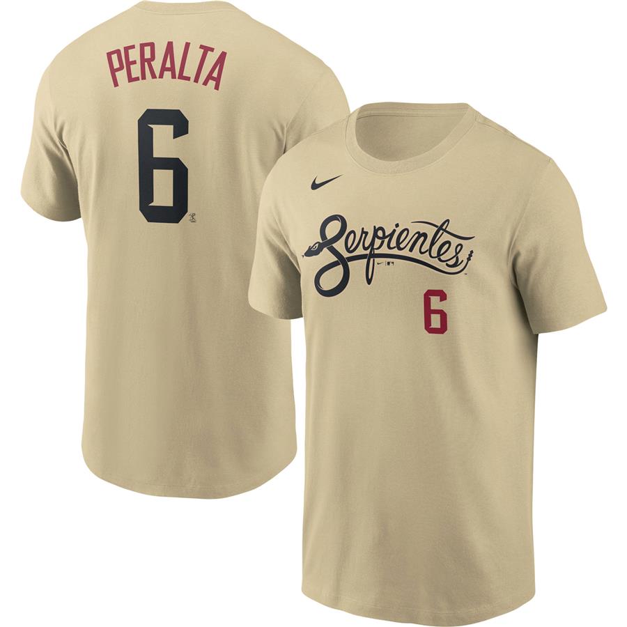 David Peralta Arizona Diamondbacks Nike City Connect Name & Number T-Shirt - Gold