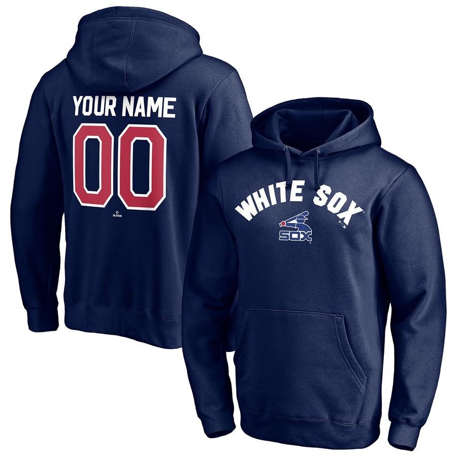 Chicago White Sox Fanatics Branded Cooperstown Winning Streak Personalized Name & Number Pullover Hoodie - Navy