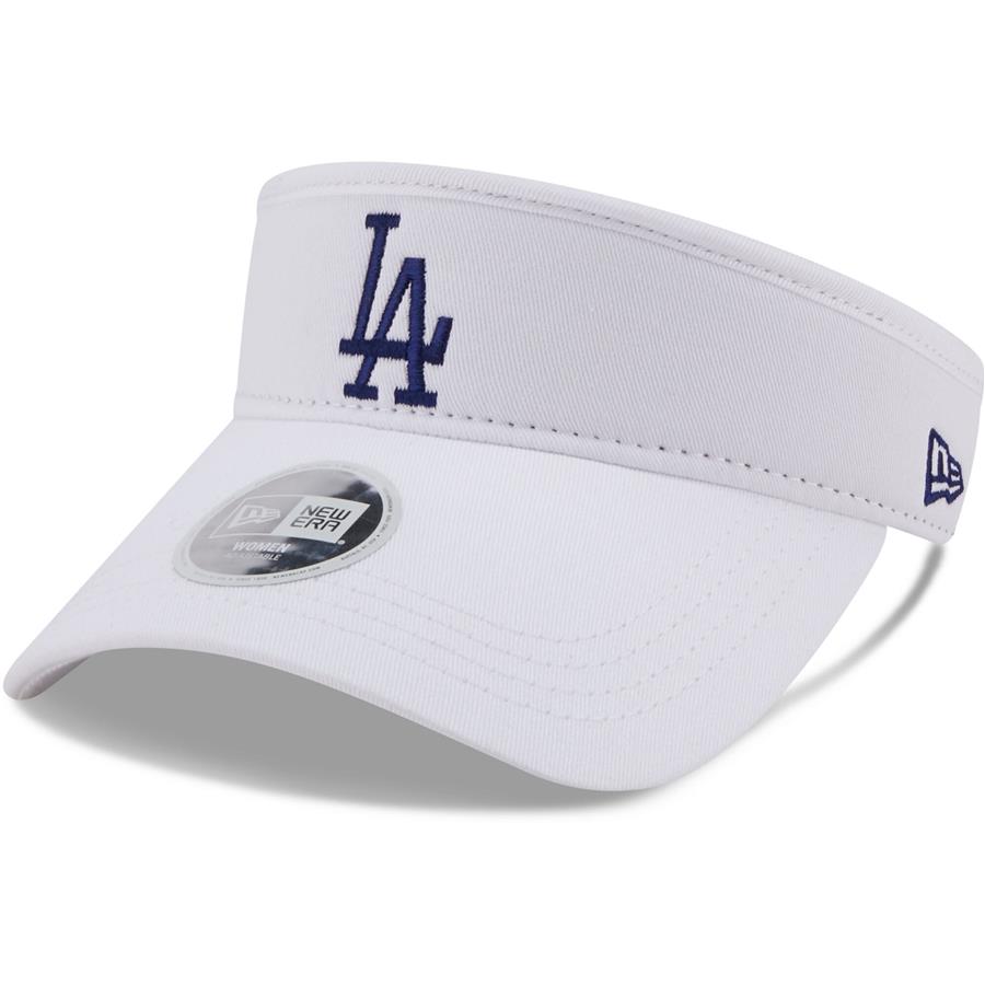 Los Angeles Dodgers New Era Women's Clip Visor - White