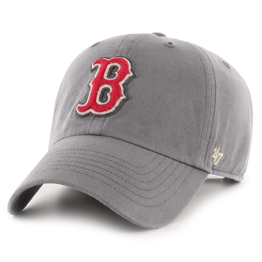 Boston Red Sox '47 Greyhound Clean Up Adjustable Hat - Gray