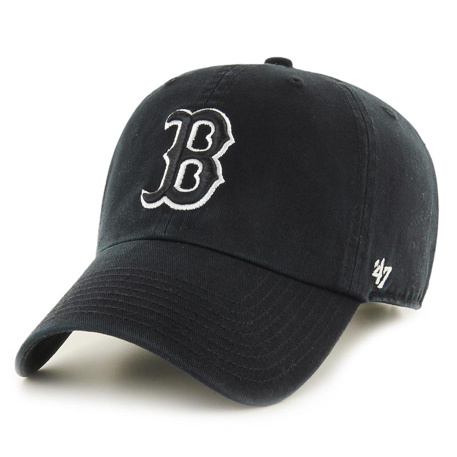 Boston Red Sox '47 Logo Clean Up Adjustable Hat - Black