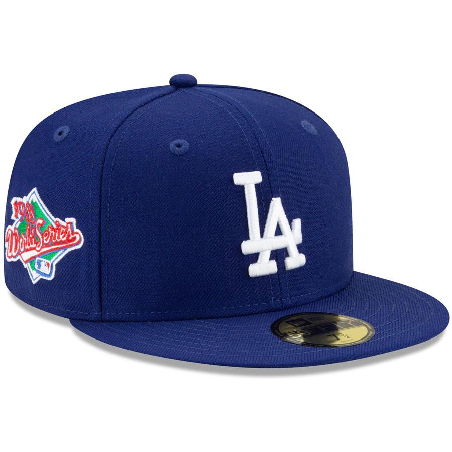 Los Angeles Dodgers New Era Cooperstown Collection 1988 World Series 59FIFTY Paisley Underbill Fitted Hat - Royal