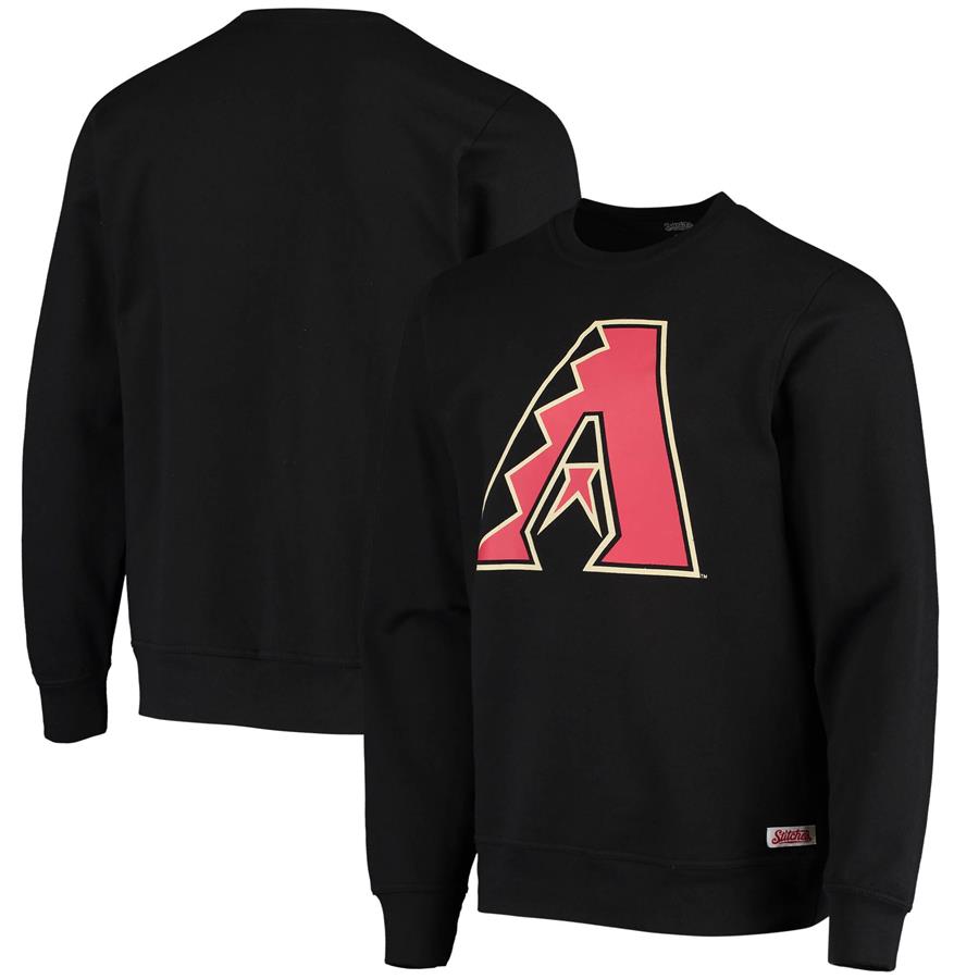 Arizona Diamondbacks Stitches Logo Sweatshirt - Black