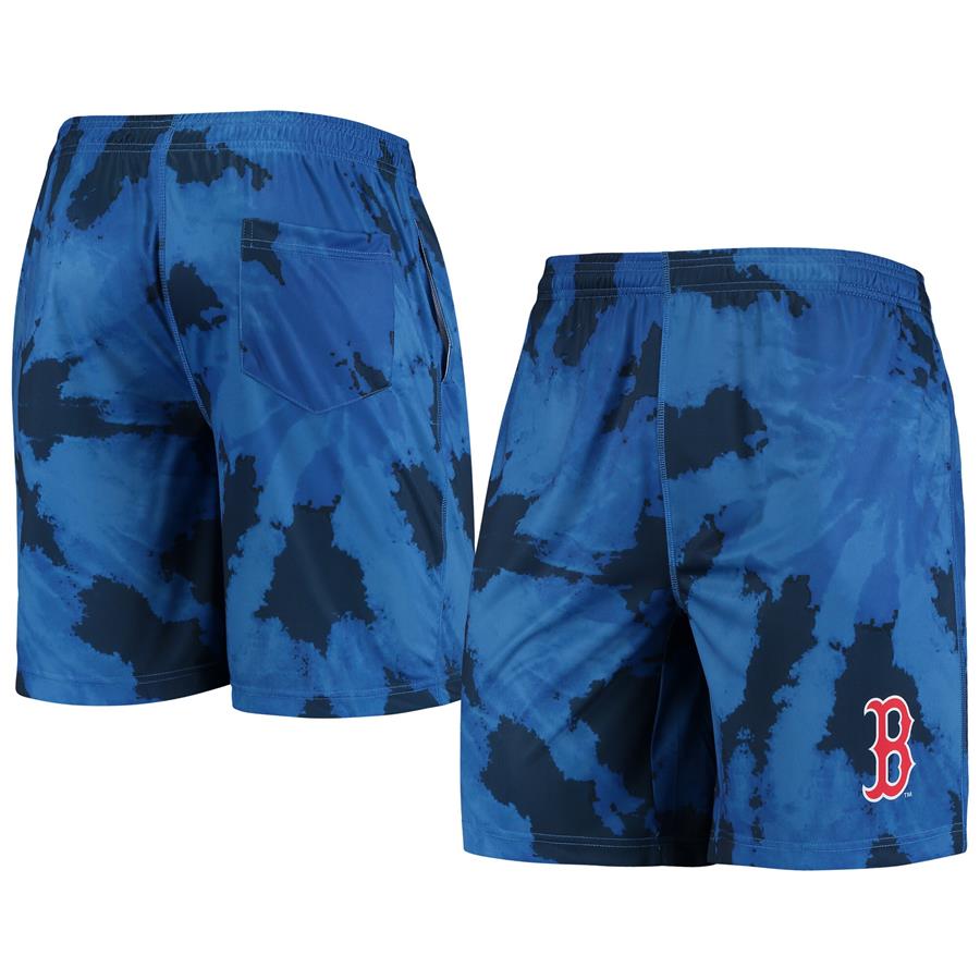 Boston Red Sox FOCO Tie-Dye Training Shorts - Navy