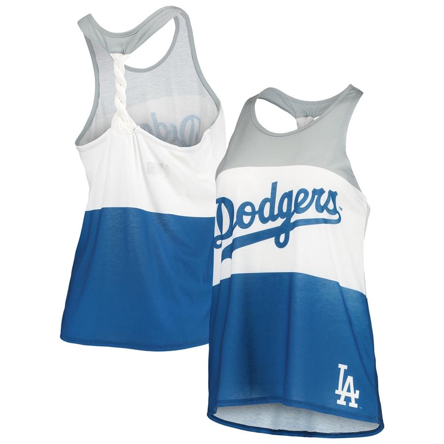 Los Angeles Dodgers FOCO Women's Twist Back Tank Top - Royal