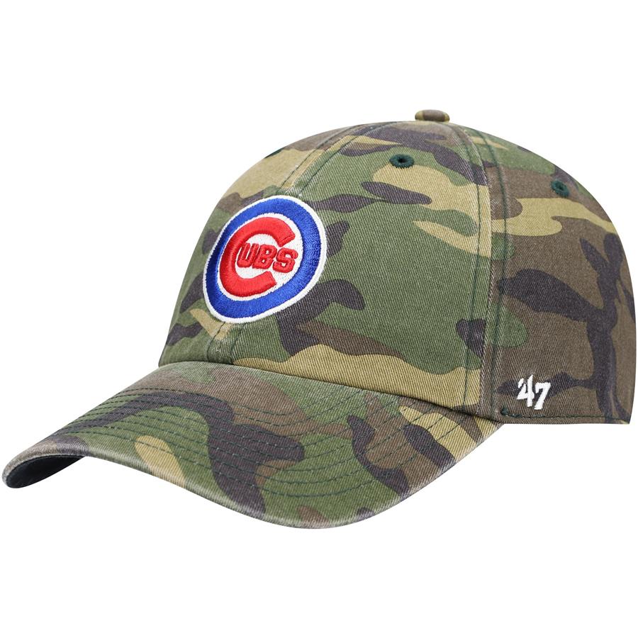 Chicago Cubs '47 Team Clean Up Adjustable Hat - Camo